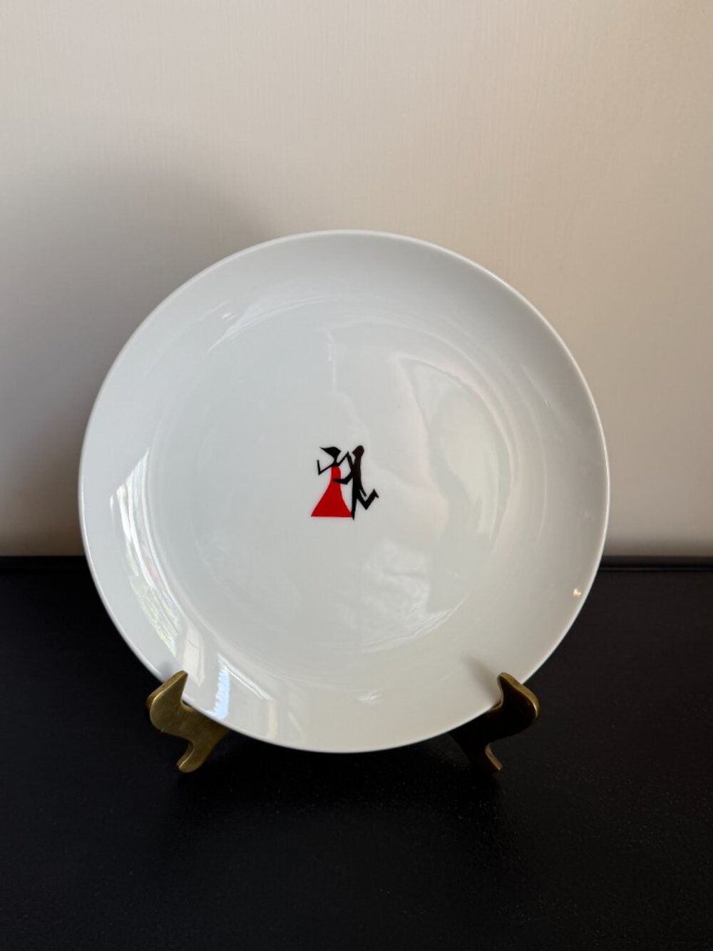 Vintage R. Nichols for Gump’s San Francisco Romance Dessert Plates, Set of 6